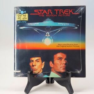 Star Trek The Motion Picture Book And Record Set Sealed